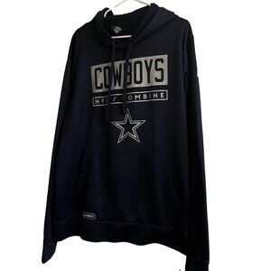 DALLAS COWBOYS NFL Apparel Combine XXL Men's Hooded Sweatshirt Dark Blue